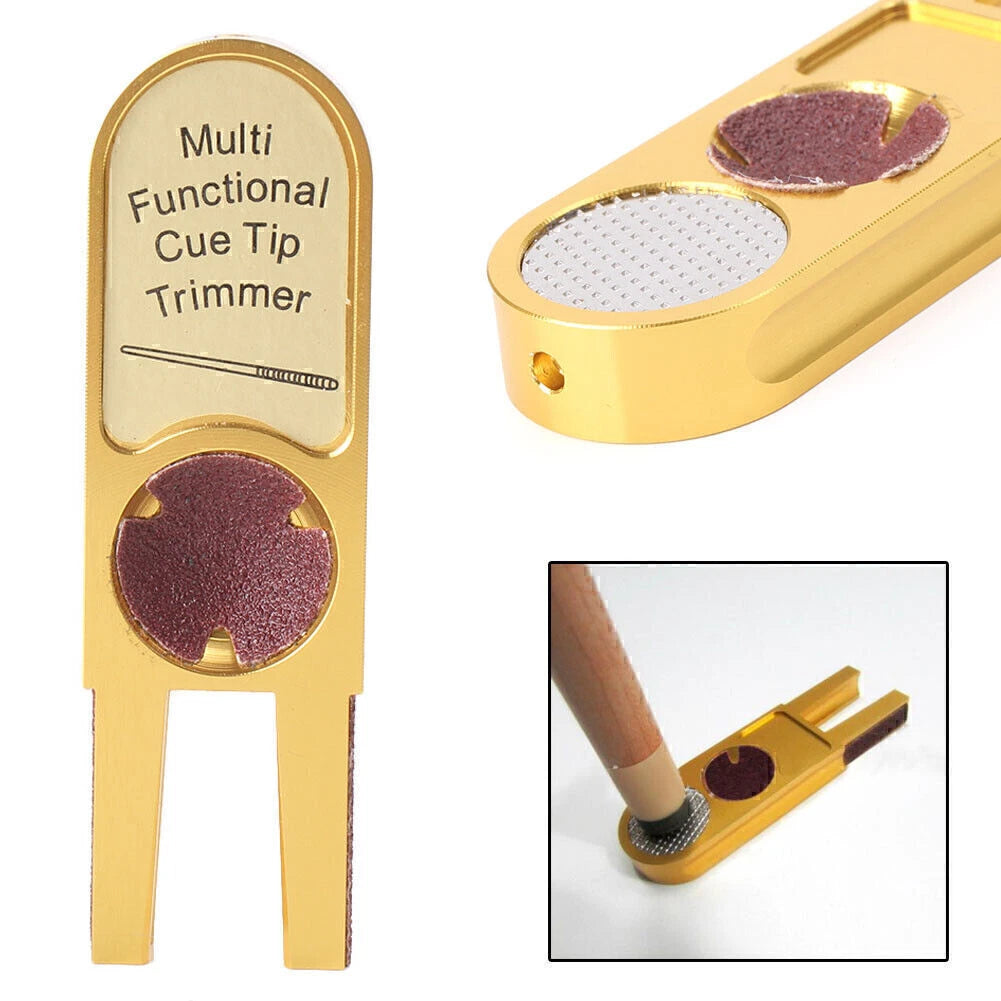 Cue Tip Scuffer Trimmer Shaper Burnisher for U Billiards