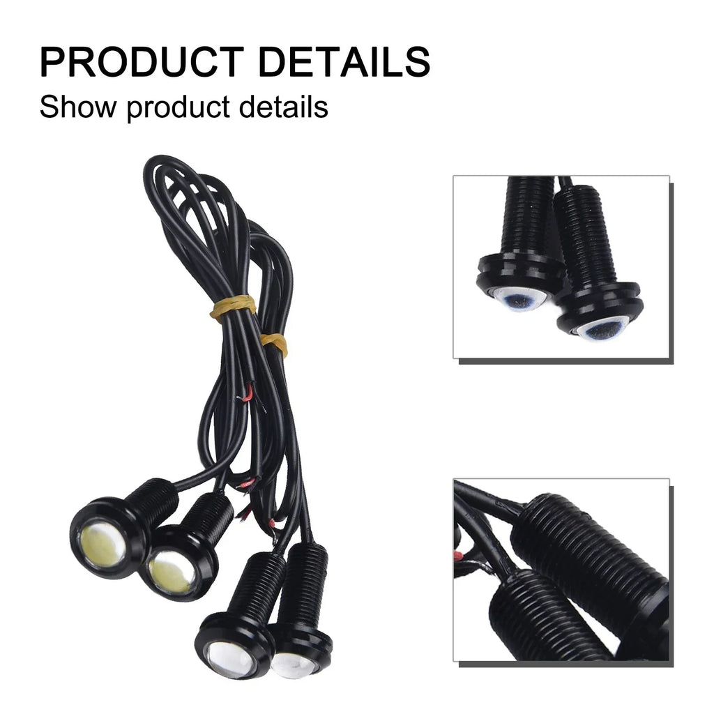 2 x White LED Front/Rear Side Marker Lights Attachment for Ford SVT Raptor