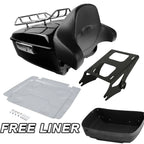 Trunk Mount Rack Backrest Pad Plate for Harley Road Glide (2014–2023)