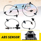 Set of 4 ABS Wheel Speed Sensors for Honda Civic (2012–2015)