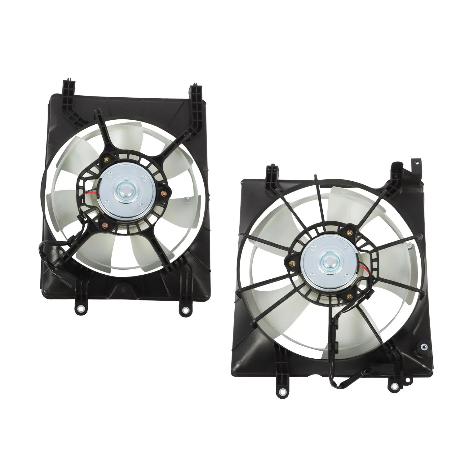Pair AC Radiator Cooling Fan for Honda Civic Acura (2012–2015) HO3115158 HO3115163