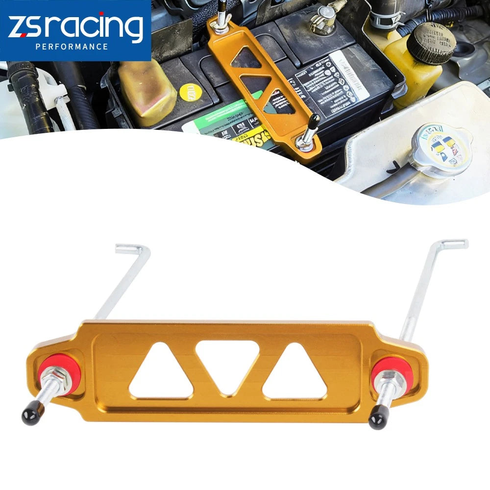 Gold JDM Aluminum Battery Hold Down Tie for Honda Civic EG EK S2000