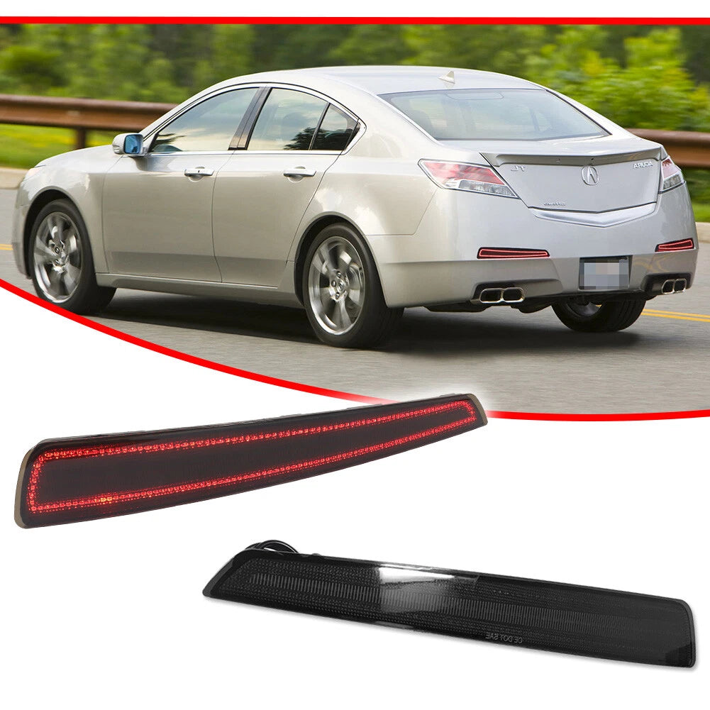 Smoked LED Tail Brake Signal Lights for Acura TL (2009–2011)