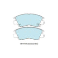 4WD Front Disc Brake Pad Set for Mitsubishi Pajero (1987 - 1991)