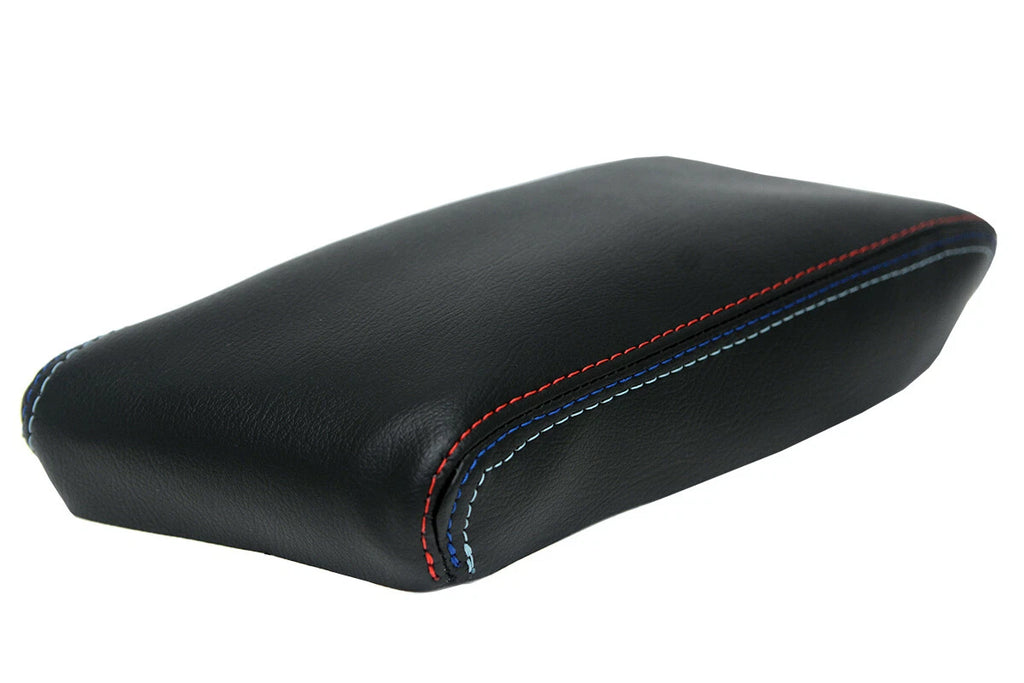 Leather Center Console Lid Armrest Cover for BMW X3 (2003–2010)