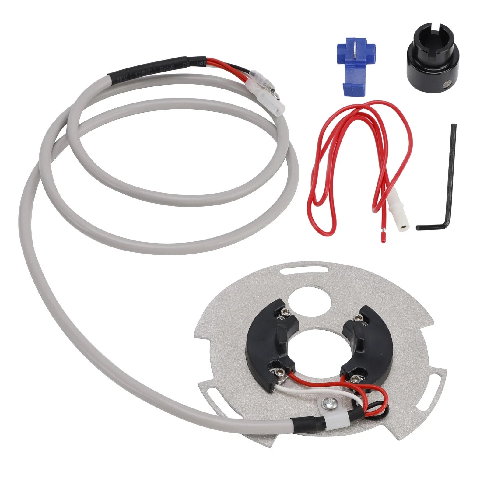 Ignition Points Plate Assy for Kawasaki Z1 (1973–1975), KZ900 (1976–1977), KZ1000 (1977–1980)