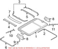 Sunroof Seal for BMW (OEM 54107430946)