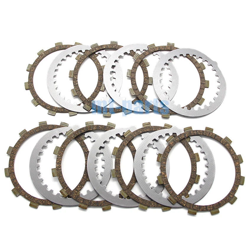 Clutch Friction Disc Plate Kit for Yamaha YFZ350 Banshee 350 (1987–2009, 2011)