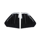ABS Gloss Black Rear Side Window Quarter Louver Cover for Golf MK8 (2021–2023)