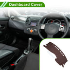 Dashboard Cover for Nissan Tiida (2011–2017) Dash Mat Carpet Brown