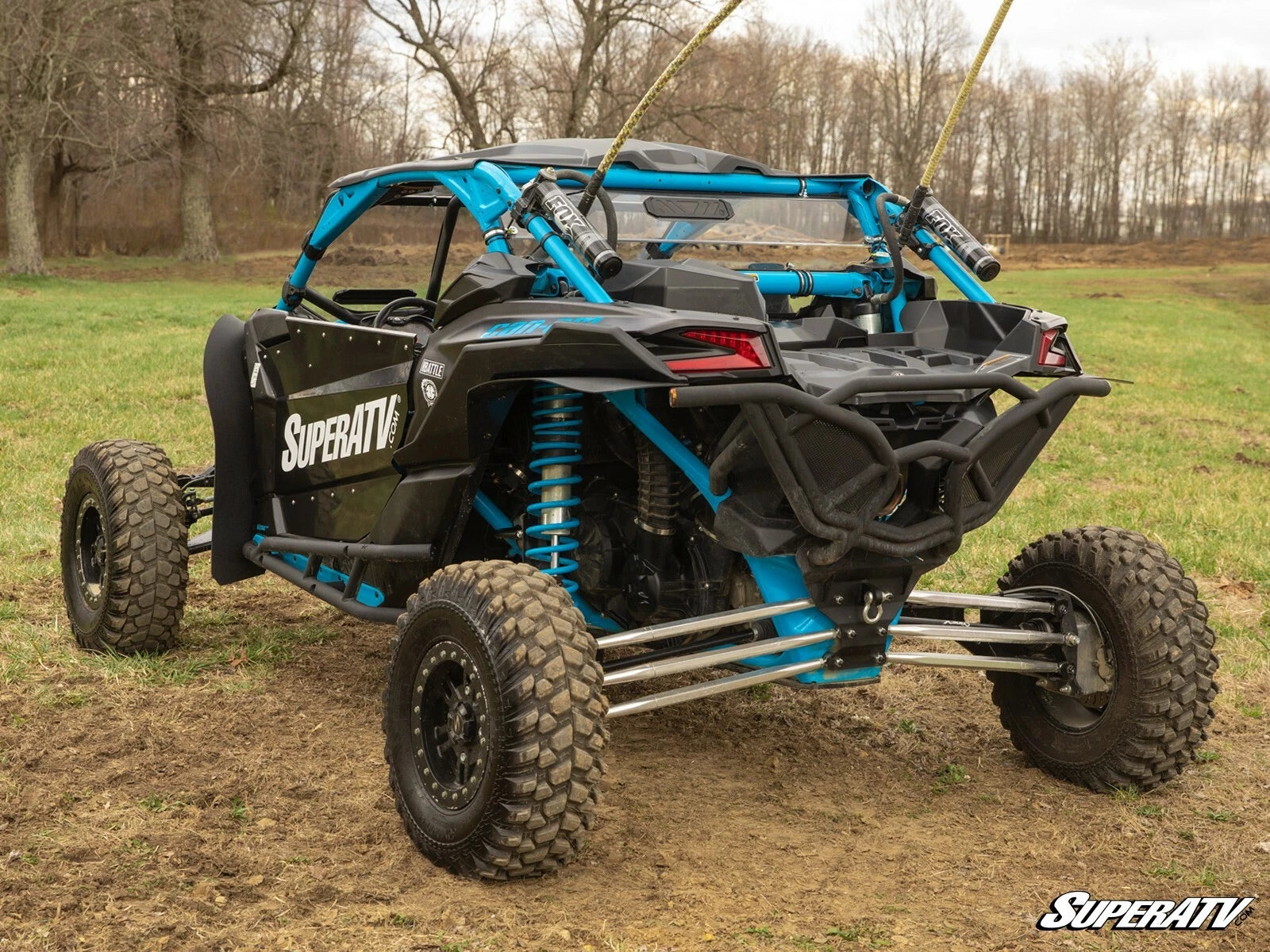Vented Rear Windshield for Maverick X3 (2017–2023) - Light Tinted