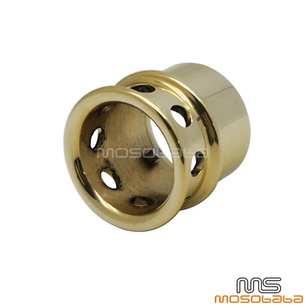 1-7/8" Brass Drilled Exhaust Tip for Harley Softail Standard FXST