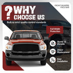 Front Bumper Face Bar for Dodge Ram 1500/2500/3500 (2002–2010) Black/Chrome