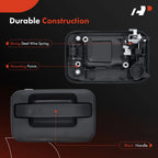 2X Rear Textured Black Exterior Door Handle for Ford F-150 (2009–2014)