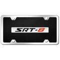Chrome on Black Acrylic License Plate Kit - Officially Licensed for SRT8