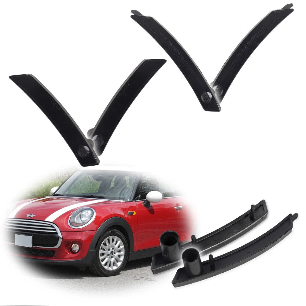 Set of 4 Smoked Side Marker Lights for MINI Cooper (2007–2016)