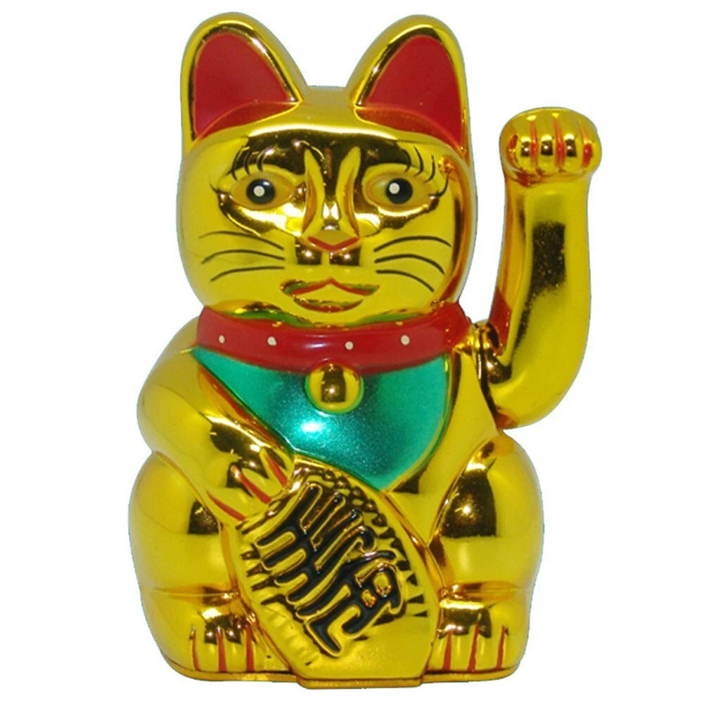 8 Inch Electric Waving Lucky Cat Cashier for Good Luck and Success