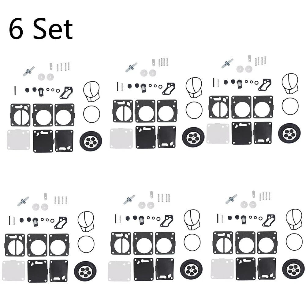 Set of 6 Carburetor Gasket Repair Kit for SeaDoo 650 717 787 800 (1996–2003)