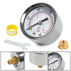 Pressure Gauge 0-15 PSI for NPT Applications (1/8 IN, 3/8 IN Back Mount)