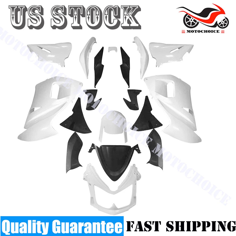 Fairing Kit for Kawasaki Ninja 650R (2006–2008) Unpainted Plastic
