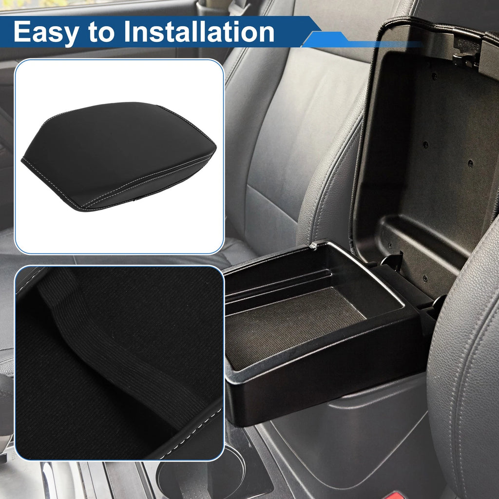 Armrest Cover for Mazda CX-5 (2018–2024) Anti-Scratch Black White