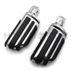 Chrome Rubber Pilot Footpeg Footrest for Kawasaki Vulcan 900 Custom (2006–2023)