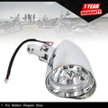 Chrome Visor Headlight Lamp for Bobber Chopper Dyna (12V)