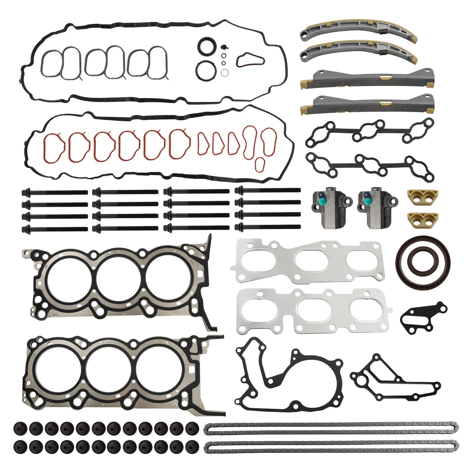 Engine Timing Chain Tensioner Kit for Kia Hyundai (3.3L 3.5L 3.8L) (2011–2019)