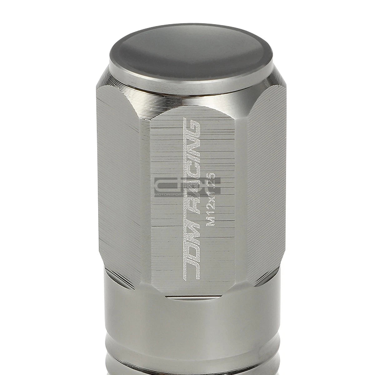Set of 20 Closed End M12x1.25 50mm Tall Gun Metal Aluminum Lug Nuts + Adapter