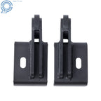 2X Black Front Tow Hook Brackets for Toyota Tacoma (2009–2023)