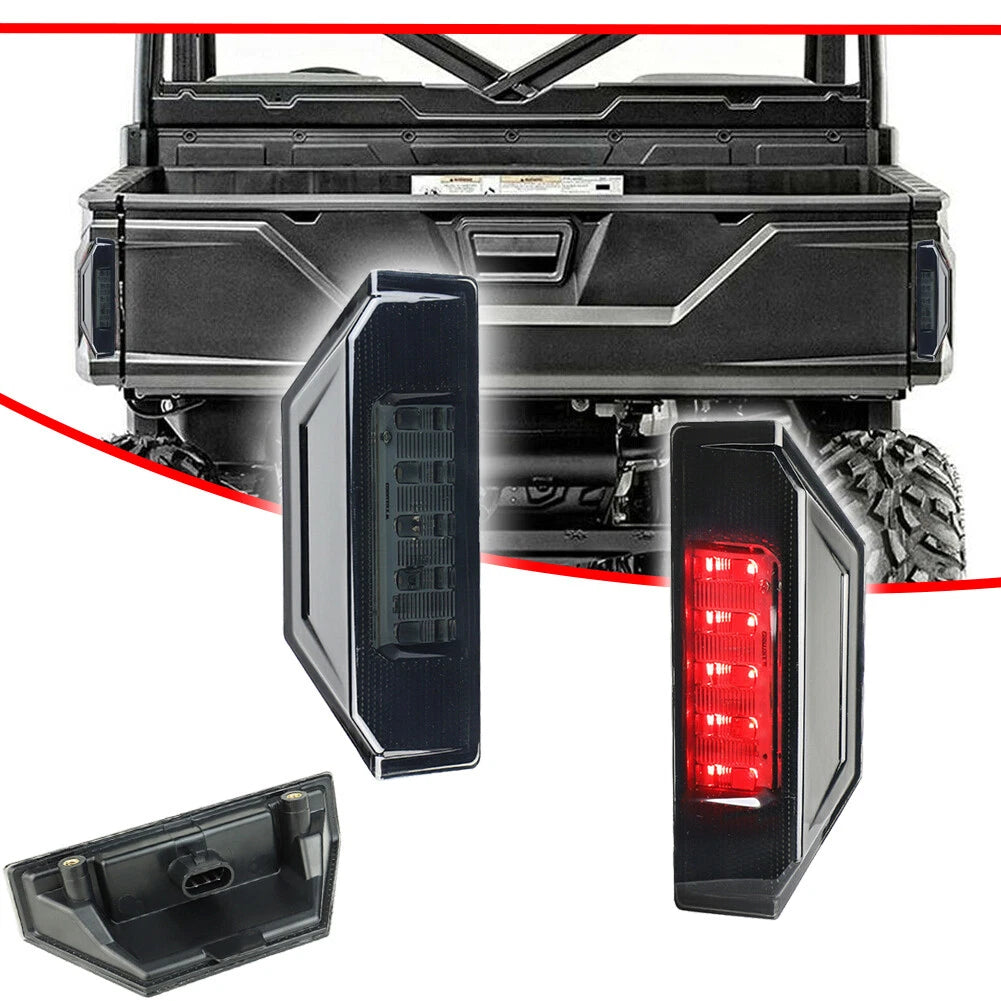 Set of 2 Smoked LED Tail Lights for Ranger Crew 570 XP 900 1000