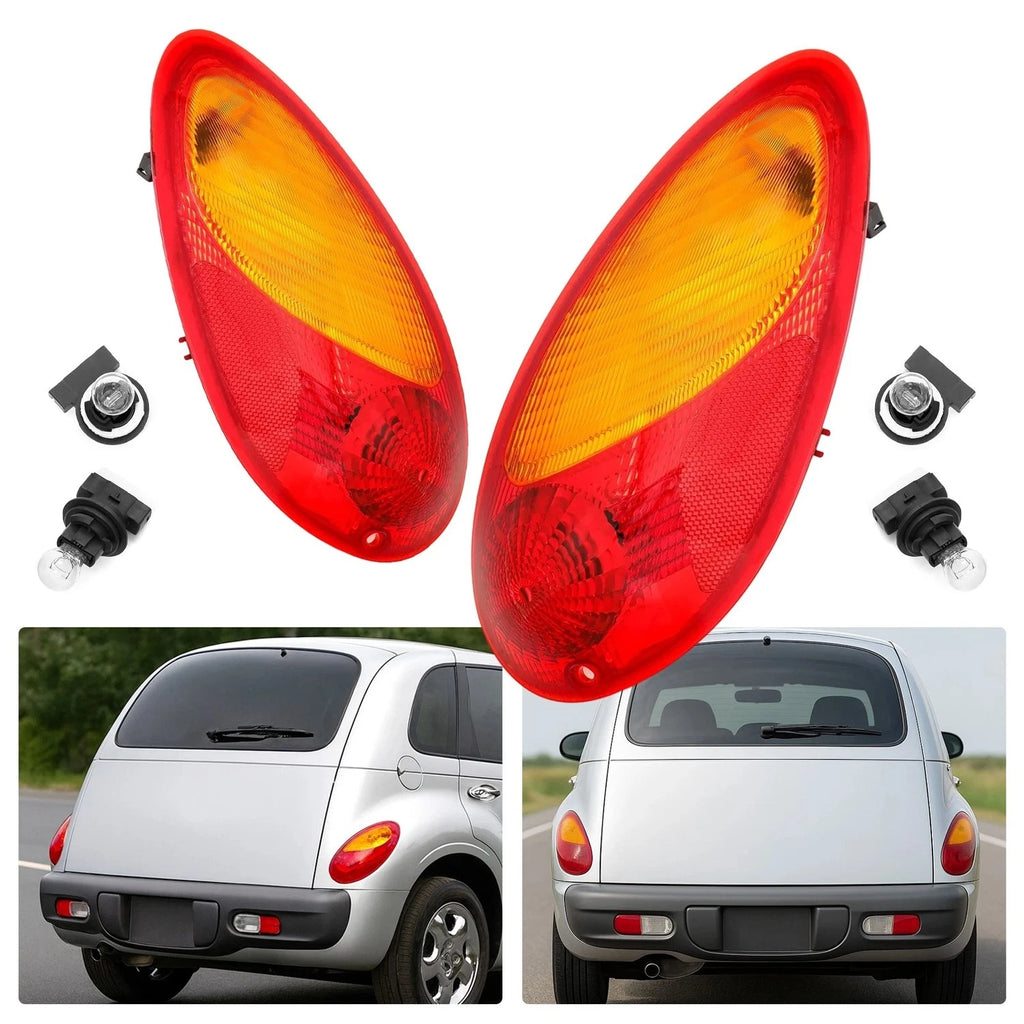 Tail Lights Brake Lamps Pair for Chrysler PT Cruiser (2001–2005) W/Bulb