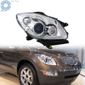 Headlight Assembly for Buick Enclave (2008–2012) Right Side Clear Lens Chrome