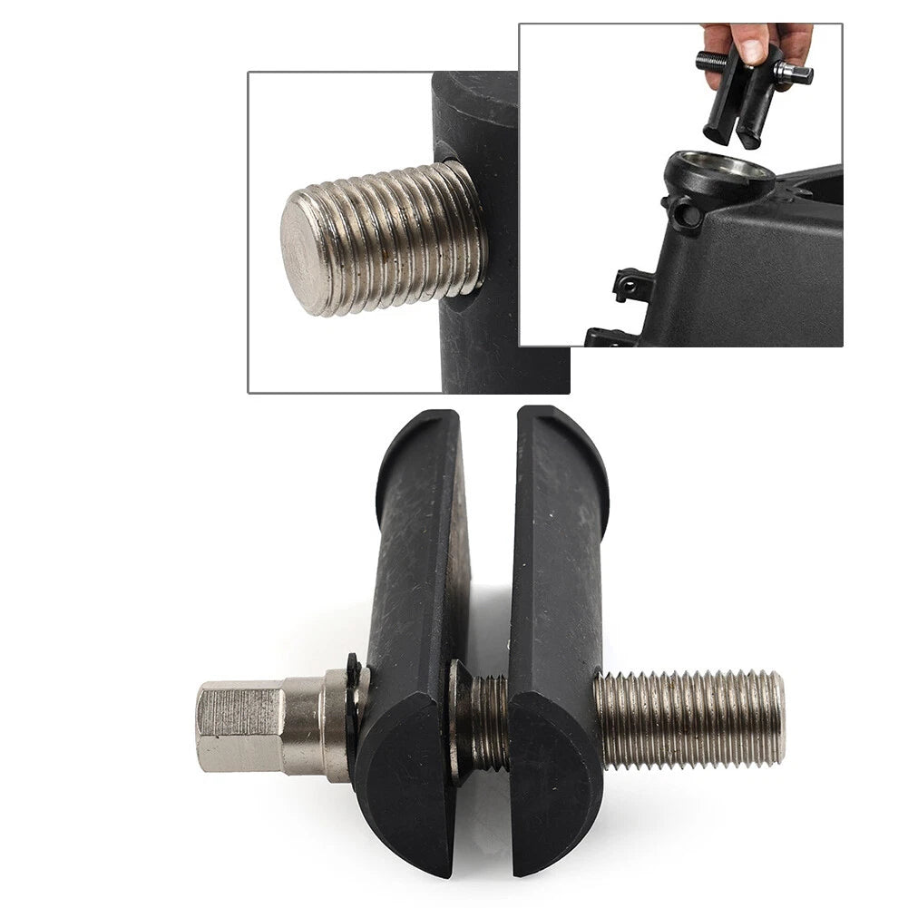 Steering Stem Bearing Race Removal Tool for Universal Motorcycles (1-1/8in to 2-5/8in)