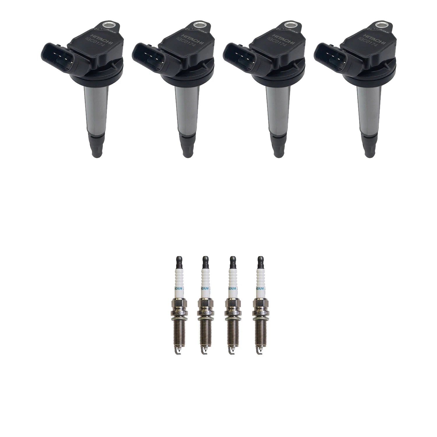 Set of 4 Ignition Coils & Denso Iridium Spark Plugs for Corolla Prius (2009–2019)