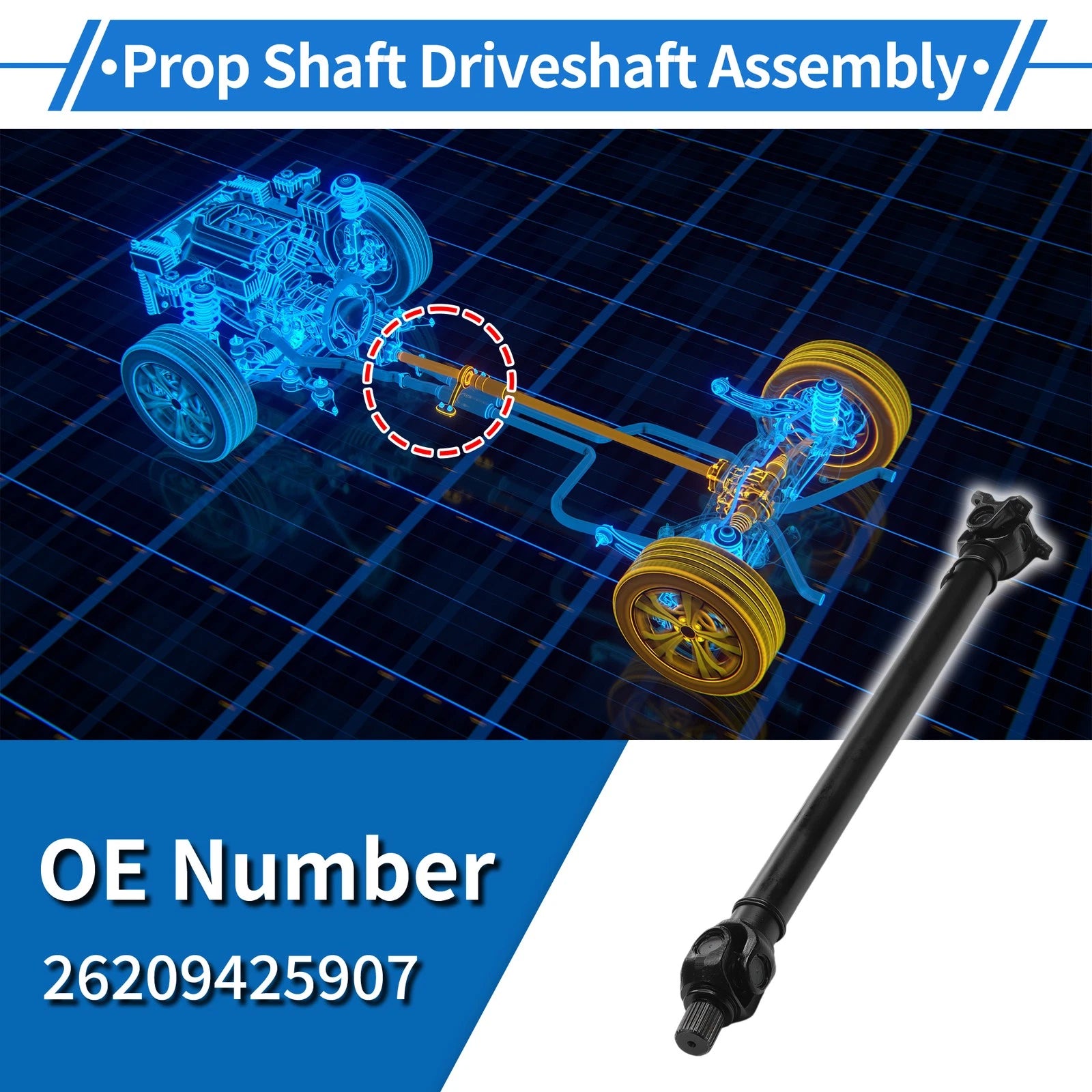 Front Drive Shaft for BMW X5 (2012–2015) No. 26209425907