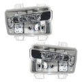LED Fog Lights Pair for Ford Expedition (2015–2017) Chrome Right + Left