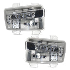 LED Fog Lights Pair for Ford Expedition (2015–2017) Chrome Right + Left