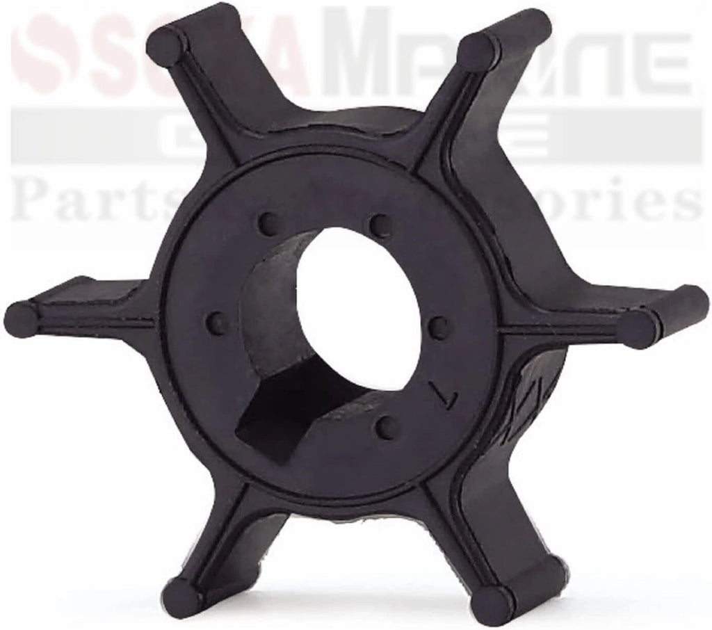 5pcs Water Pump Impeller with Key for Yamaha Mariner Outboard (6E0-44352-00)