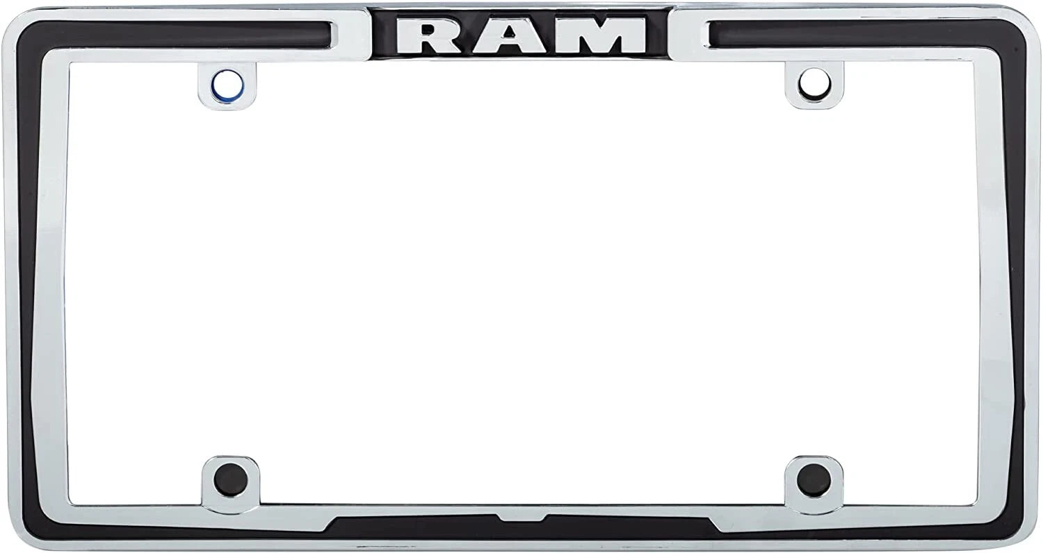 Metal License Plate Frame for RAM (042578)