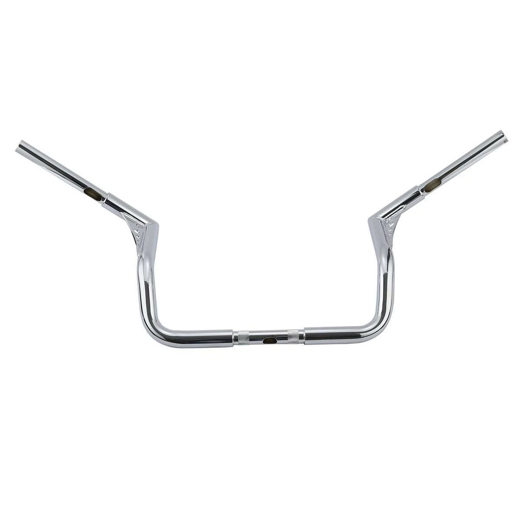 12" Rise Ape Hanger Handlebar for Harley Touring Street Road Glide (Chrome)