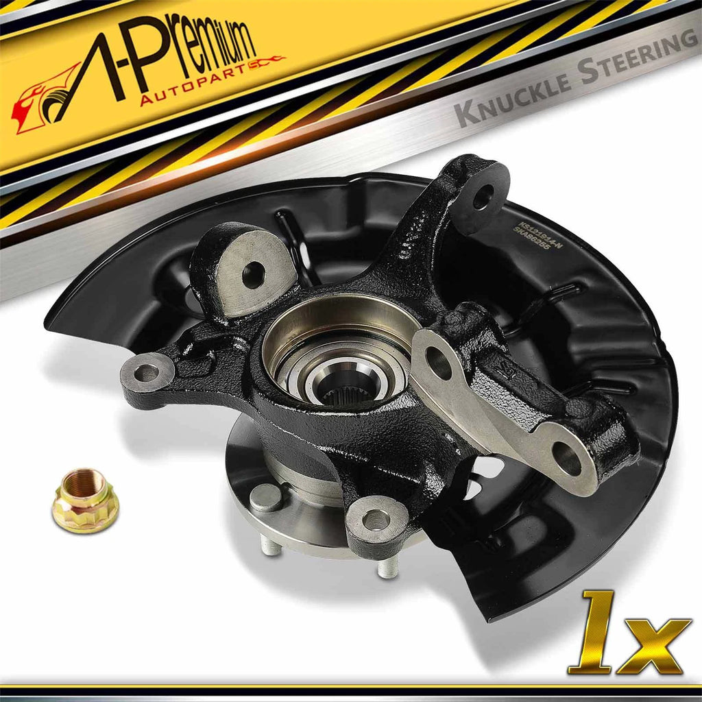 Front Left Steering Knuckle & Hub Bearing for Toyota Camry & Avalon (2012-2017)