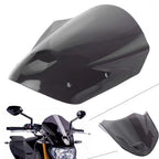 Windshield Windscreen for Yamaha MT09 FZ09 (2013–2016) w/ Bolts Bracket Black
