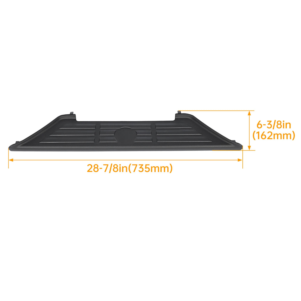 Rear Bumper Center Cover Step Pad for Nissan Titan (2004–2015) Black