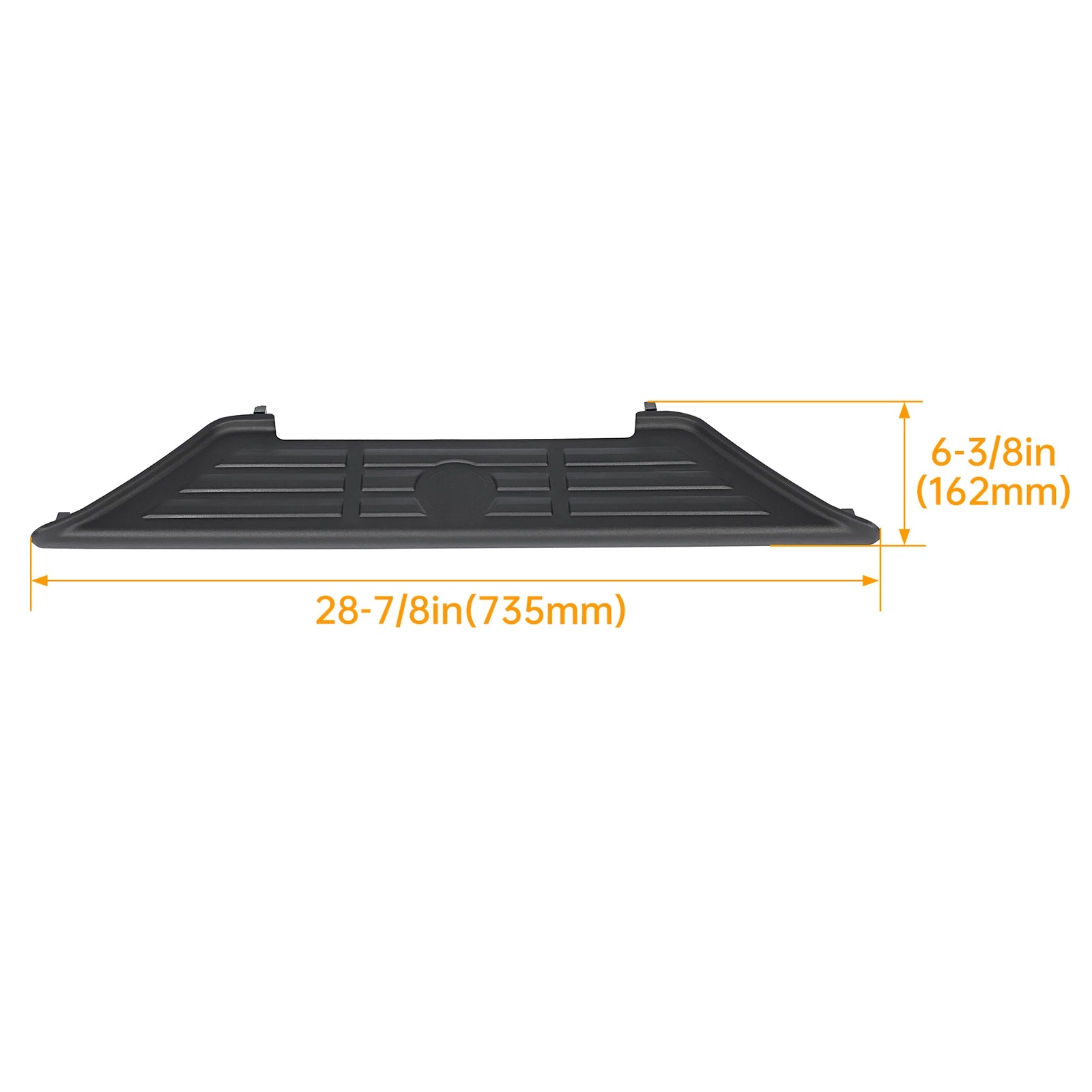 Rear Bumper Center Cover Step Pad for Nissan Titan (2004–2015) Black