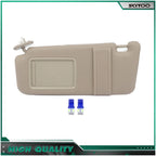 Tan Beige Sun Visor for Toyota Venza (2009–2016) + License Plate Light