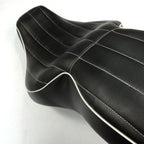 Custom Driver Passenger 2-Up Vertical Stripes Seat for Harley FLHR (1997–2006)