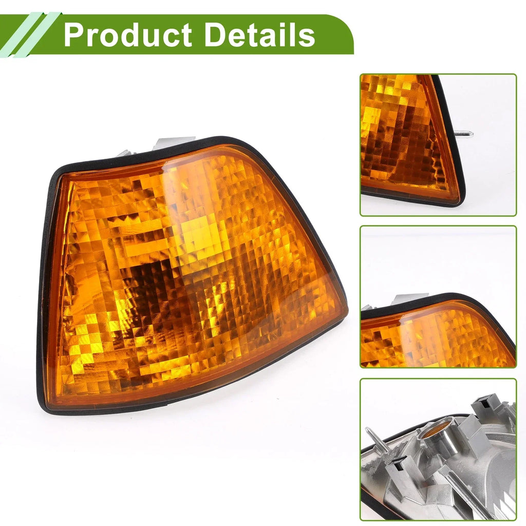 Left Corner Signal Light Cover 1Pc for BMW 3 Series (1992-1998)