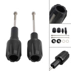Crash Bobbin Protector Slider for Kawasaki Ninja 650 (2017–2023) - Aluminum Black