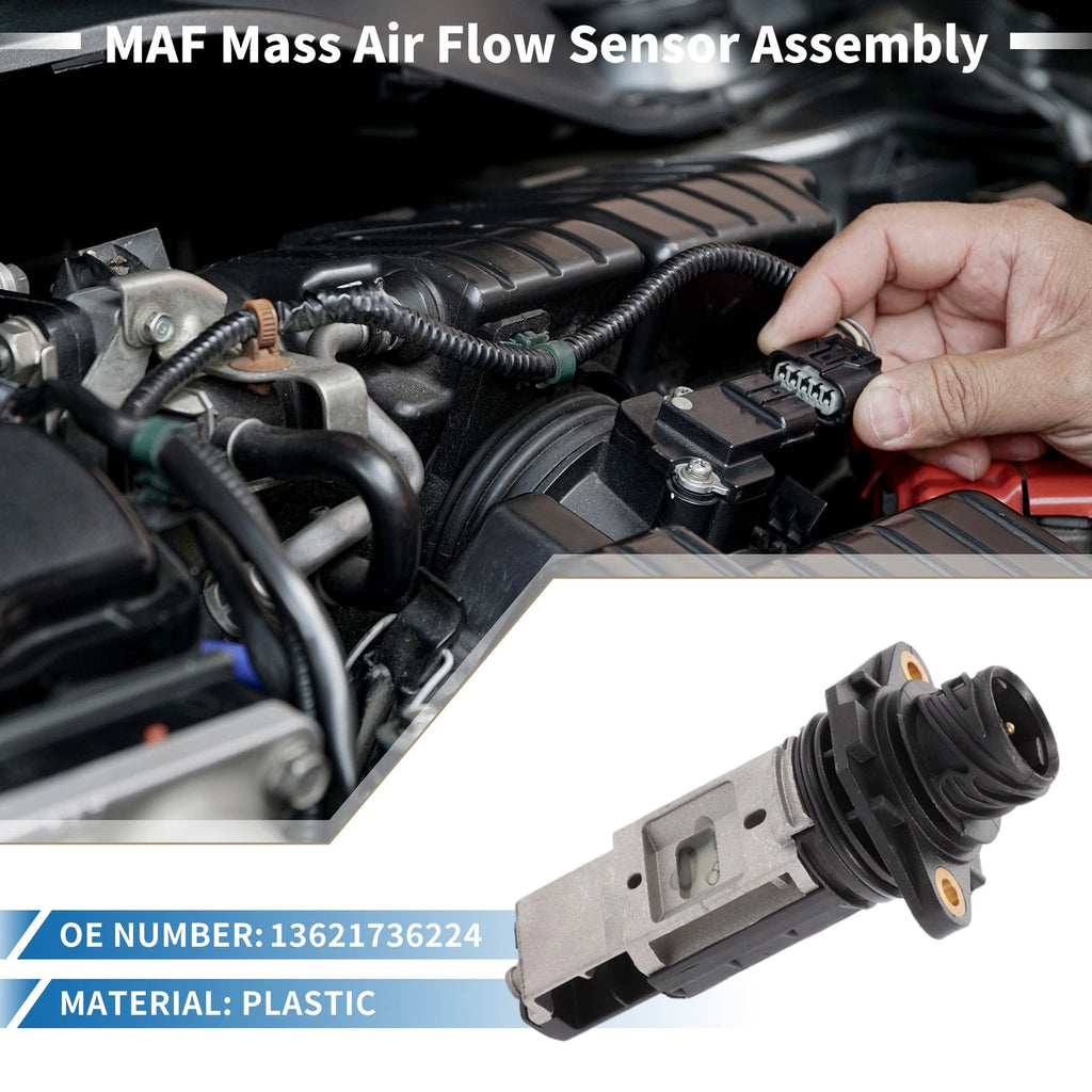 MAF Mass Air Flow Sensor for BMW 318i 1.9L (1996–1998) No.13621736224